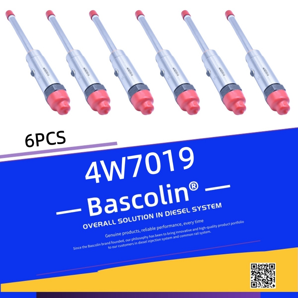4W7019 6 ชิ้น/ล็อต BASCOLIN หัวฉีดน้ํามันเชื้อเพลิงดินสอหัวฉีด 0R-3536 สําหรับ Caterpillar 3408/3412