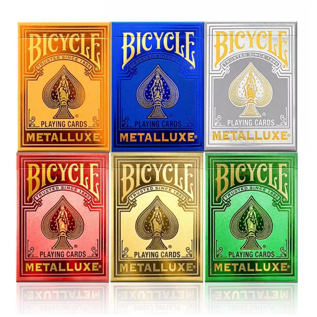 【Bicycle】สะสมไพ่ Metalluxe cards by Bicycle magic card cardistry