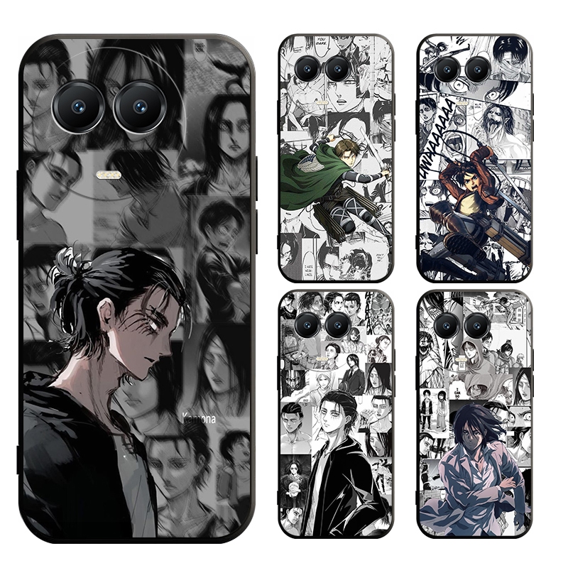 สําหรับRealme 11 11X 5 5S 5I 6I 7 6 7i C17 Pro PLUS 4G 5GโจมตีบนTitanปลอกนุ่มกรณี