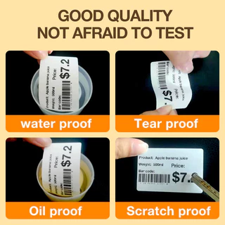 NIIMBOT B21/B1/B31/B2/B3Sกระดาษป้ายราคาสําหรับซูเปอร์มาร์เก็ตและร้านสะดวกซื้อชั้นวางฉลากราคาสินค้า