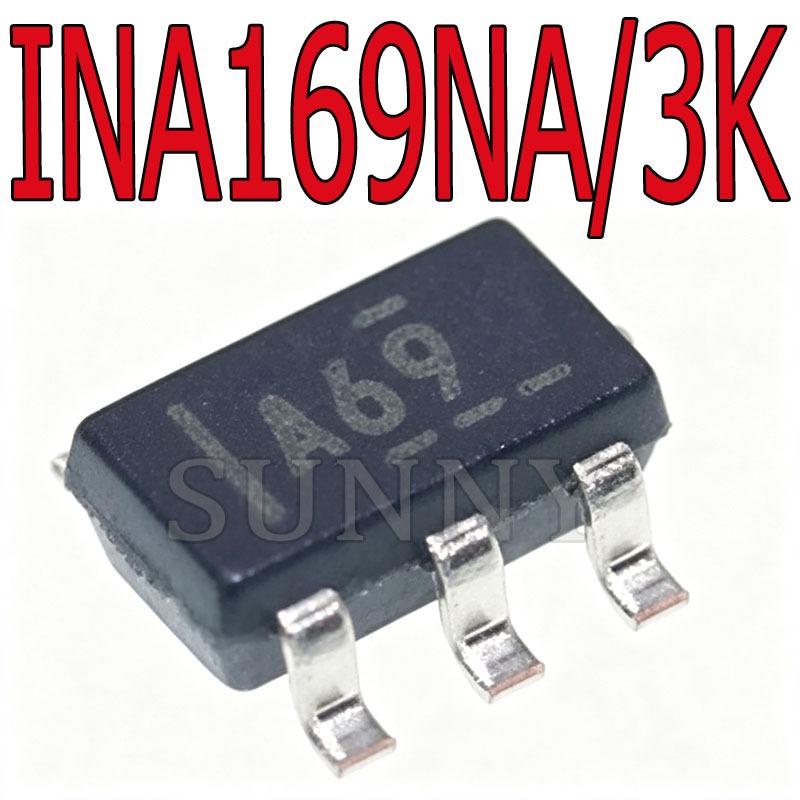 1 ~ 5PCS INA169NA/3K Current Sensor Amplifier ชิป IC ของแท้ Patch SOT-23-5