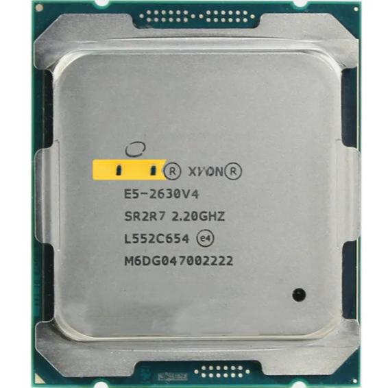 E5 2630 V4 E5-2630V4 โปรเซสเซอร์ SR2R7 2.2 GHz 10-Cores 25M LGA 2011-3 CPU ใหม่ล่าสุด