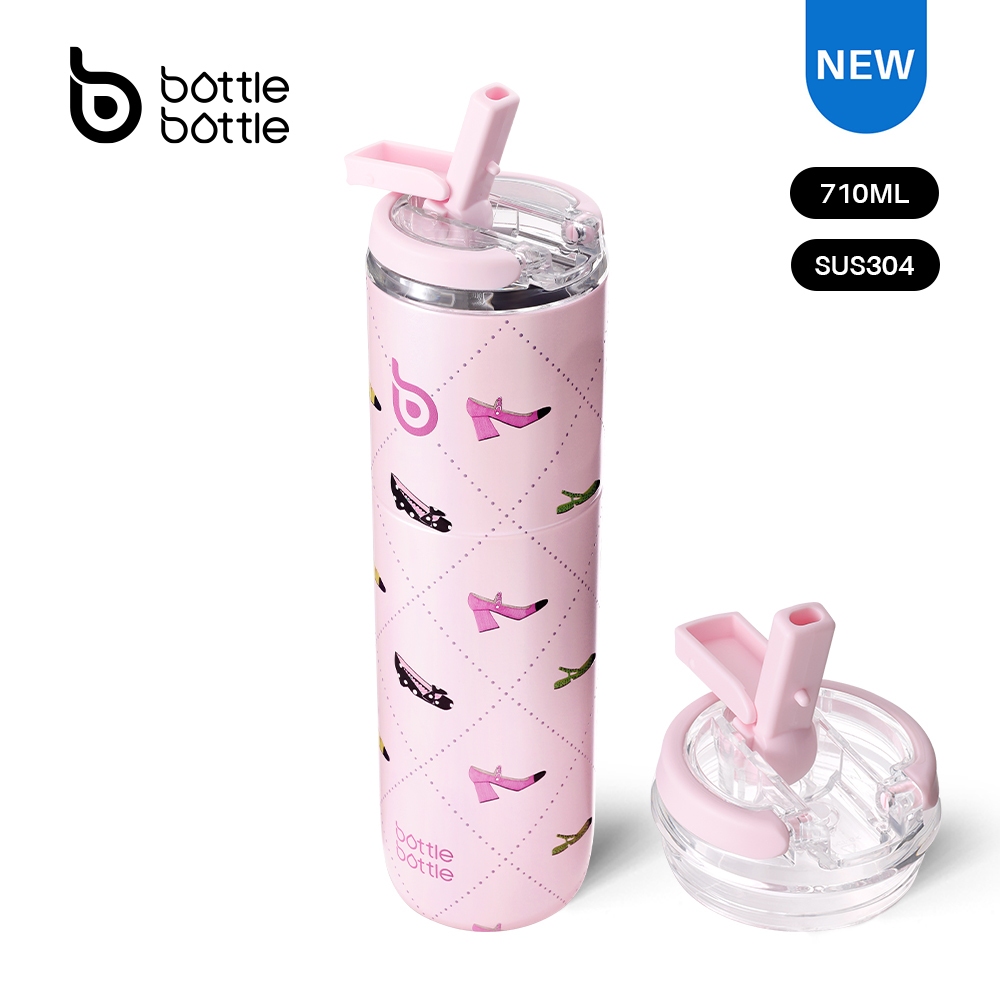 [Limited] BOTTLE BOTTLE 24oz/710ml ฝาปิเปตกีฬาท่องเที่ยวสแตนเลสผนังคู่สูญญากาศโลหะฉนวนขวดสำหรับโรงยิม BPA ฟรีรั่วขวดน้ำ