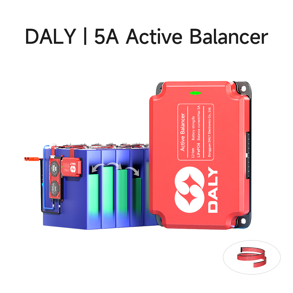 DALY balance Active Balancer MAX5-8A 3-16S+ Li-ion/Li-polymer/LiFePo4 แบตเตอรี่ลิเธียมแผ่นสมดุล Acti