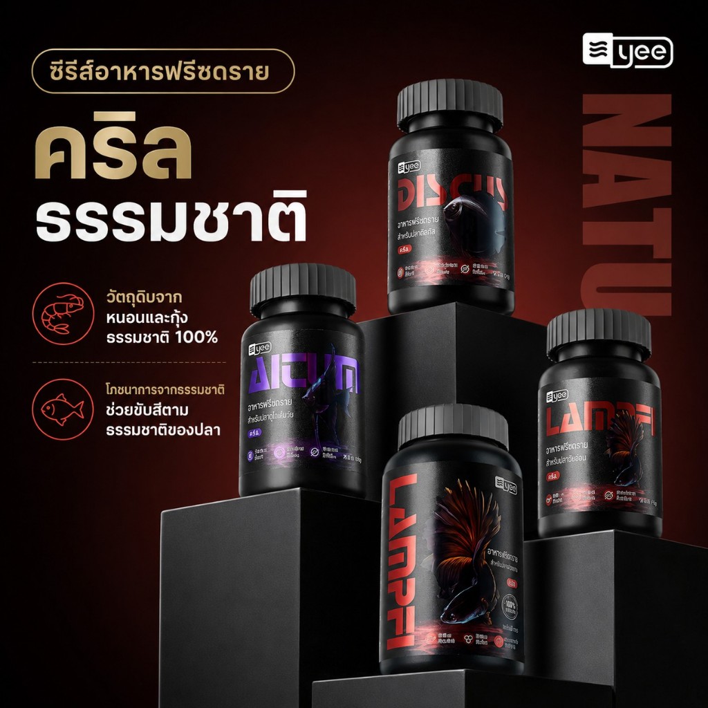 อาหารปลาหนอนแดงฟรีซดรายระดับพรีเมียม – เวเฟอร์แบบแท่งสําเร็จรูปสําหรับทอด Guppies และปลาตู้ปลาขนาดเล็ก