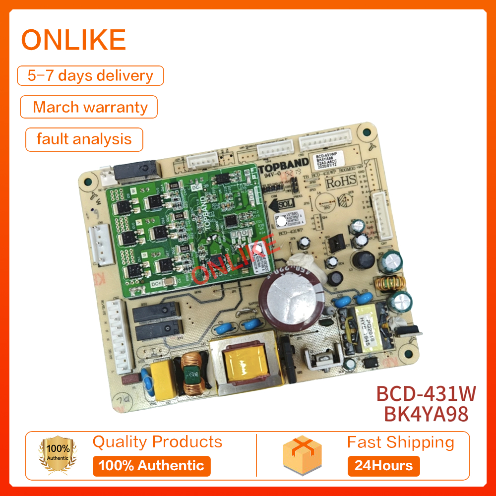 Konka ตู้เย็น BCD-431WP BCD-458WP BCD-456WP ควบคุมความถี่ตัวแปรเมนบอร์ดแบบบูรณาการบอร์ด BCD-455WD BK
