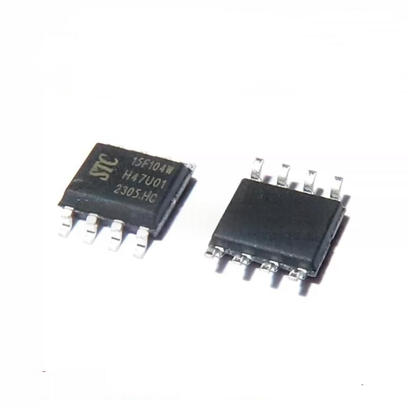 STC15F104W-35I-SOP8 ชิ้นส่วนแผงวงจร