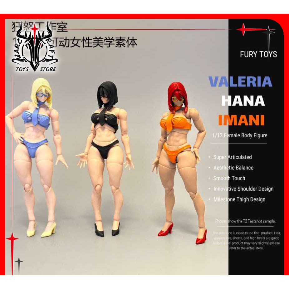 [2026.12]FURY TOYS 1/12 Super Articulated Female Action Figure