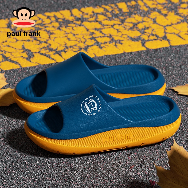 Paul Frank Mens Womens Slippers Anti-Slip Deodorant วัสดุ EVA นุ่มสบายเท้าไม่บดเท้าไม่เหนื่อยใน
