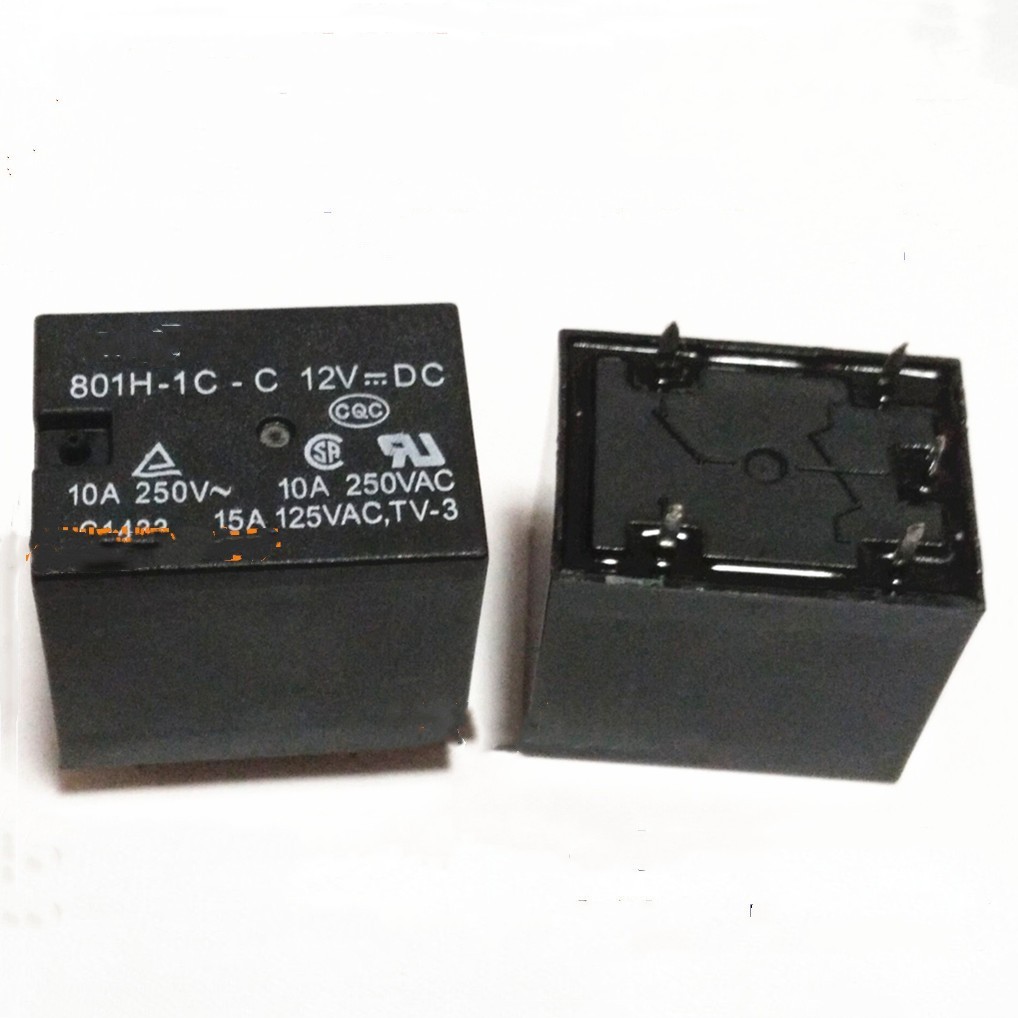 รีเลย์ 801H-1C-C-12VDC DC12V 10A 12V 5 Pins