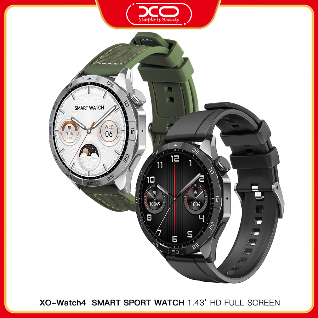 XO Watch4 นาฬิกาโทรสปอร์ตอัจฉริยะ AMOLED