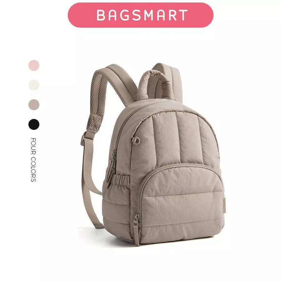BAGSMART กระเป๋าเป้ Mini Daypack น้ำหนักเบาทองกันน้ำ เหมาะสำหรับการเดินทาง งาน และการศึกษา