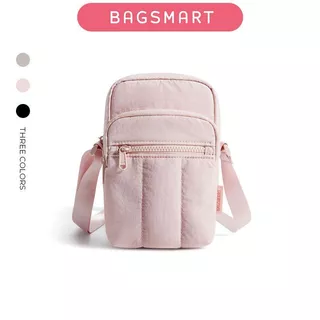 BAGSMART Crossbody bag shoulder bag กระเป๋าโทรศัพท์ ถุงเก็บข้อมูลแบบพกพา กระเป๋าไหล่มือถือขนาดเล็ก