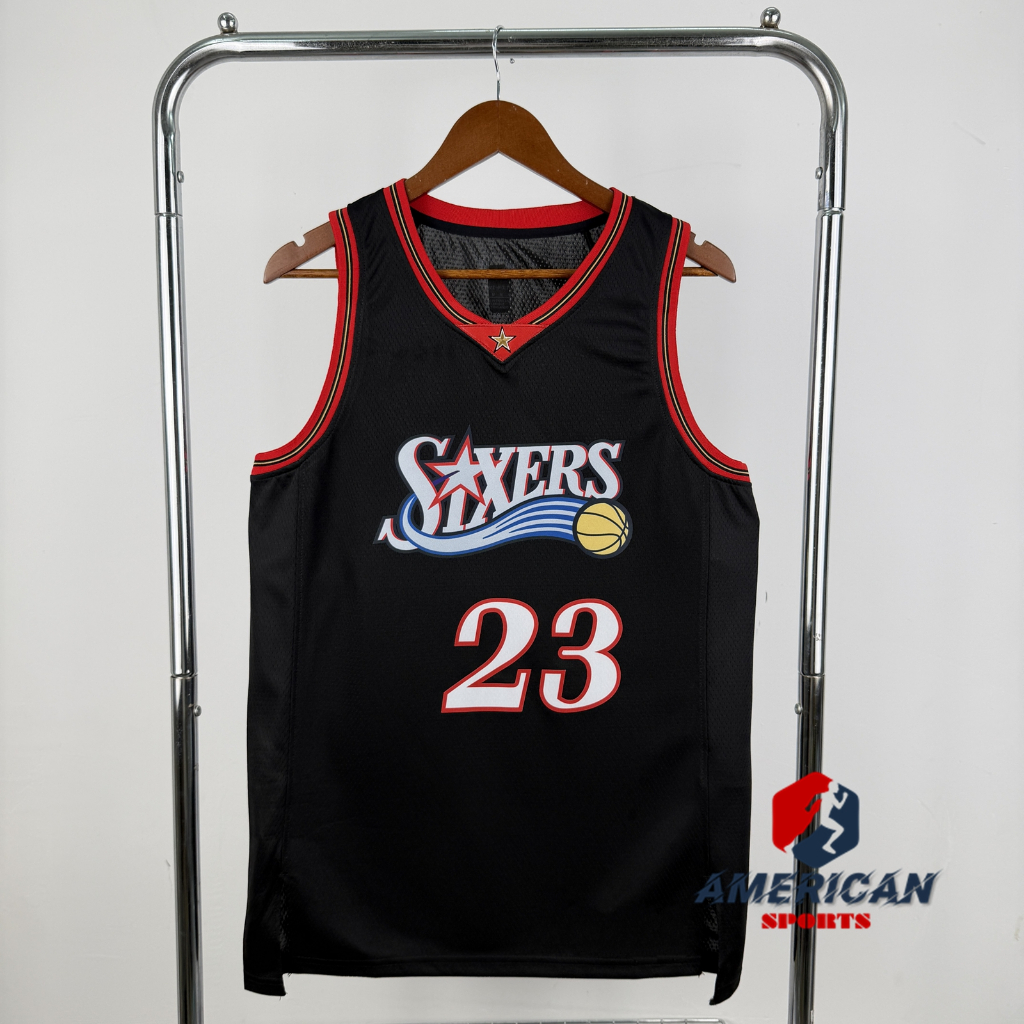 Philadelphia 76ers LeBron James Basketball Black Jersey