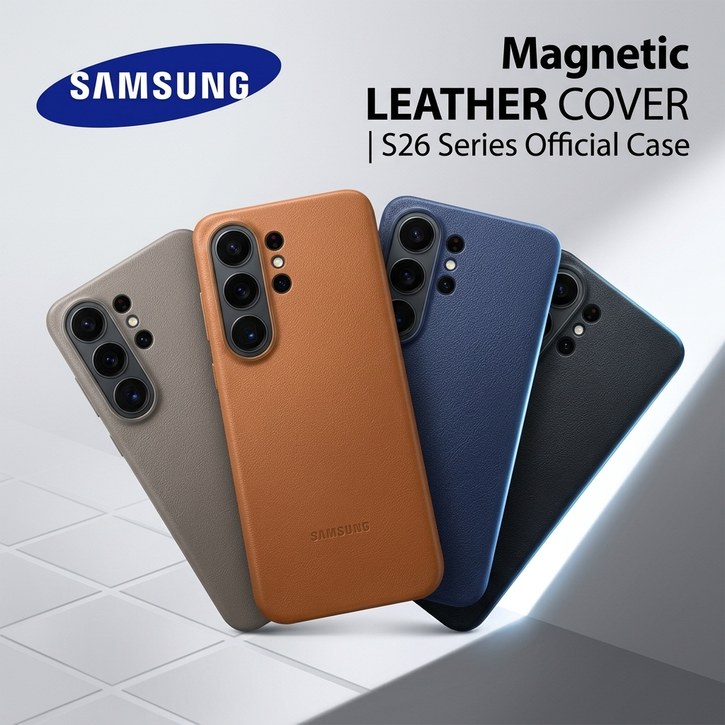 เคส Samsung Galaxy S26 Ultra 5G เคสโทรศัพท์หนังหรูหราของแท้เต็มรูปแบบป้องกัน Magsafe ฝาครอบแม่เหล็ก S26 Plus Ultra S26