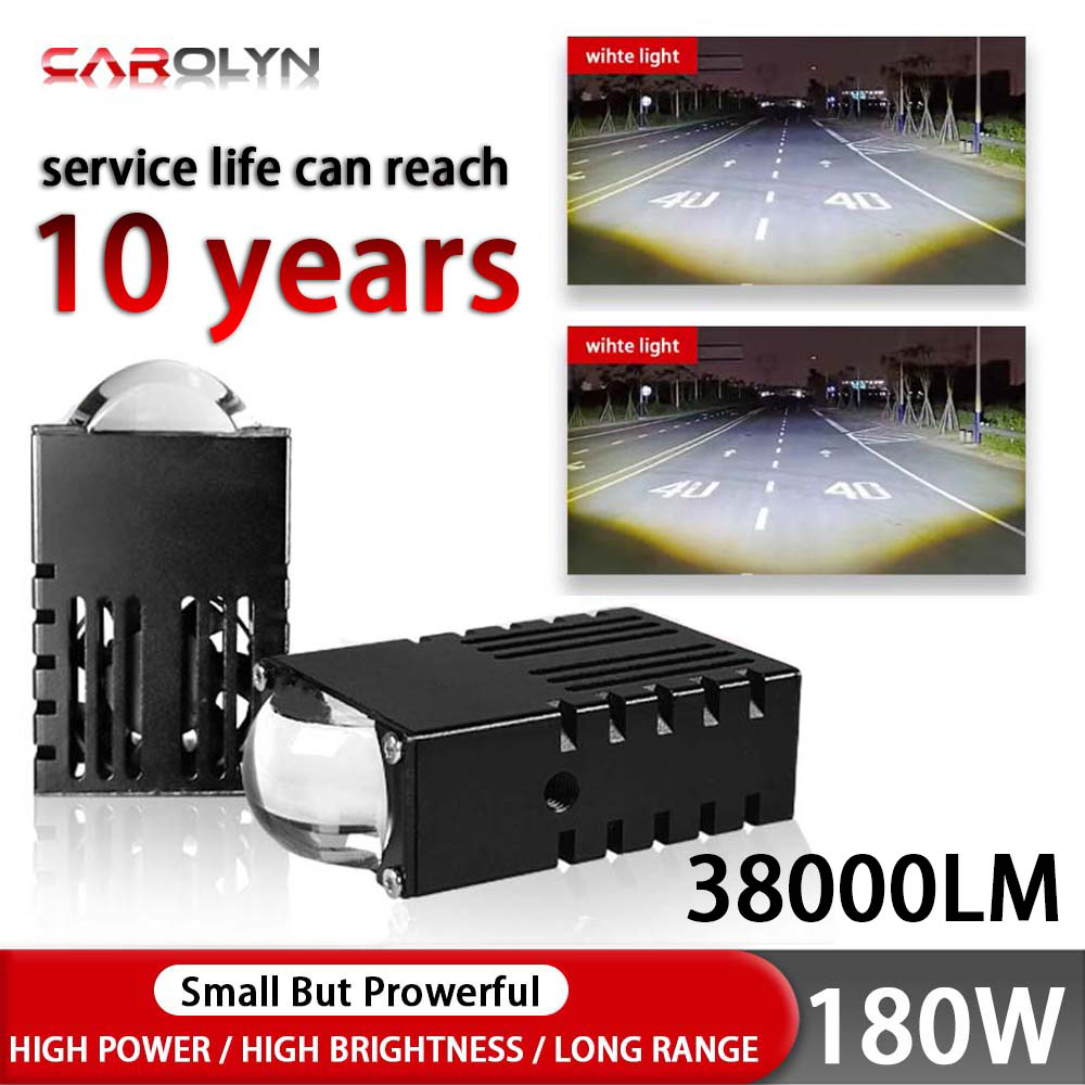Carolyn Led ไฟหน้ากันชนหมอกโคมไฟโปรเจคเตอร์เลนส์ทํางาน Mini ขับรถไฟเสริมสําหรับรถยนต์รถจักรยานยนต์บาร์สปอตไลท์ 6500K 10V-80V
