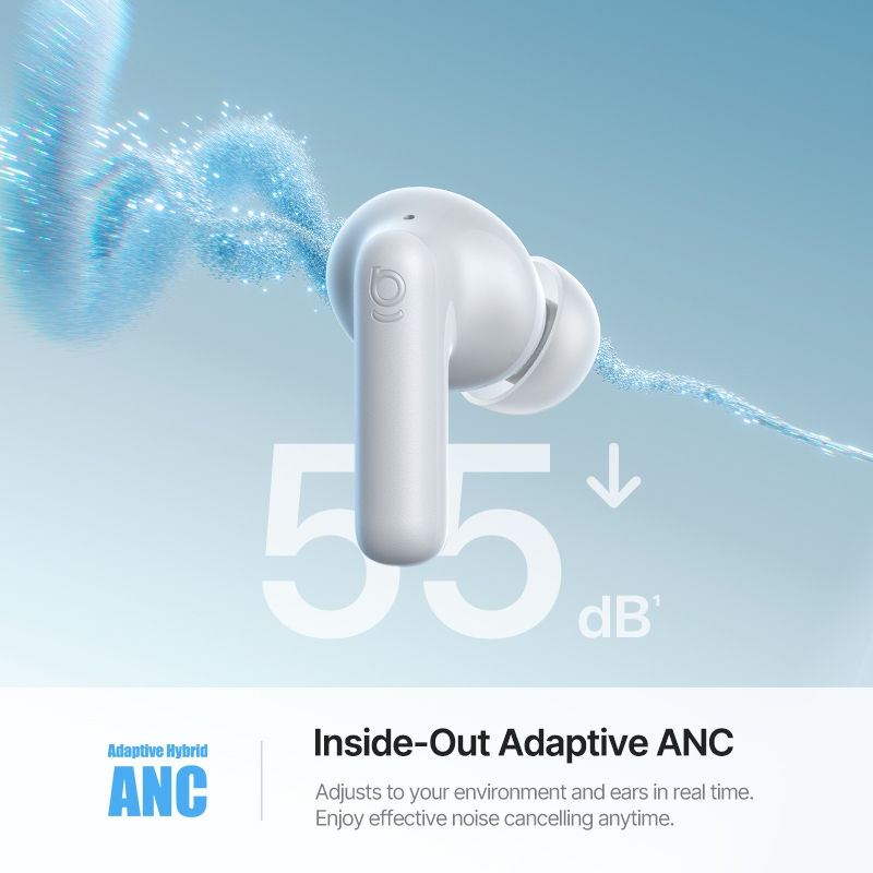 [สินค้าใหม่] หูฟังบลูทูธไร้สาย Baseus Bass Series EP10 Ultra In-Ear True,IP55 กันน้ํา,6-Mic AI Call 
