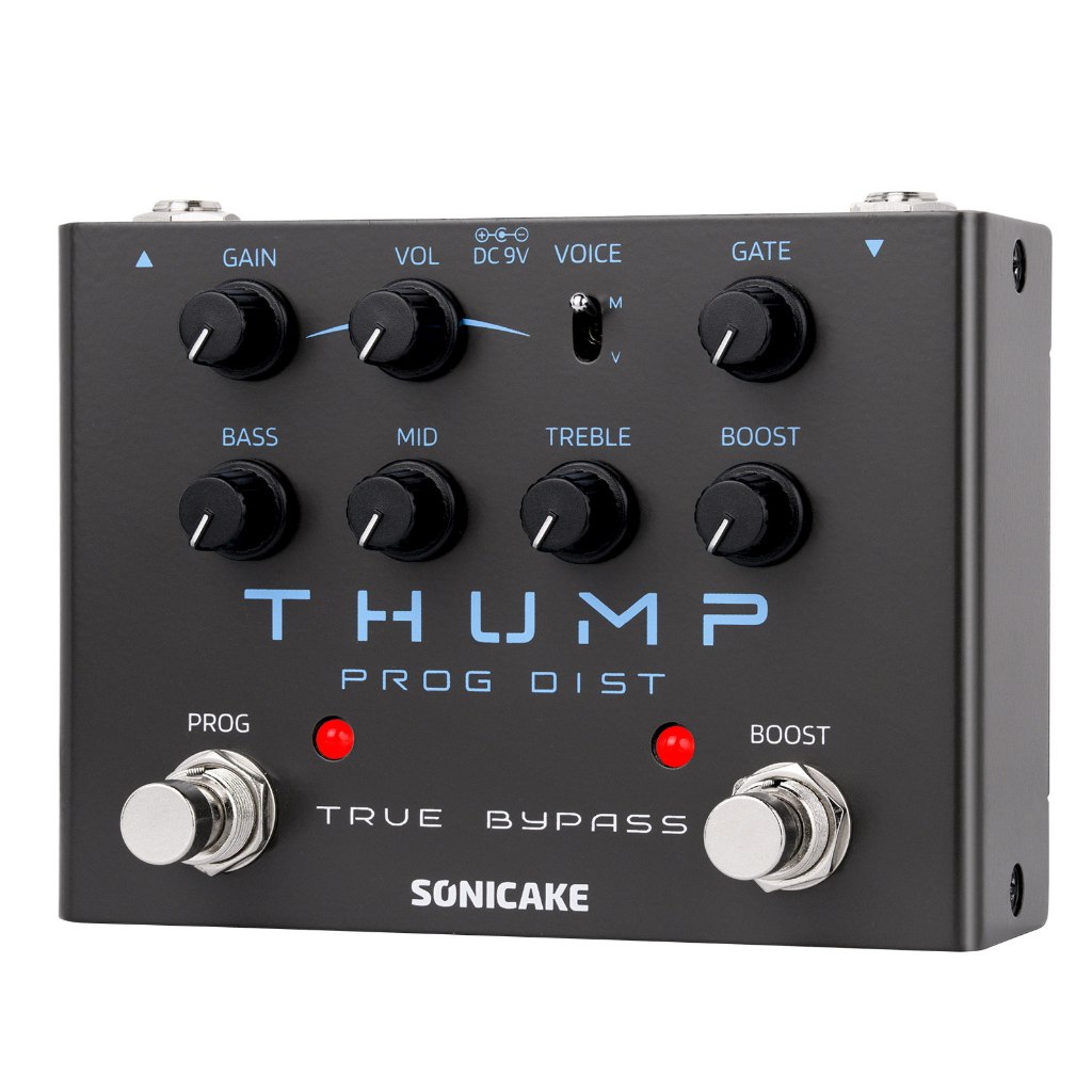 Sonicake Analog Distortion Guitar Pedal QDS-09 สีดํา
