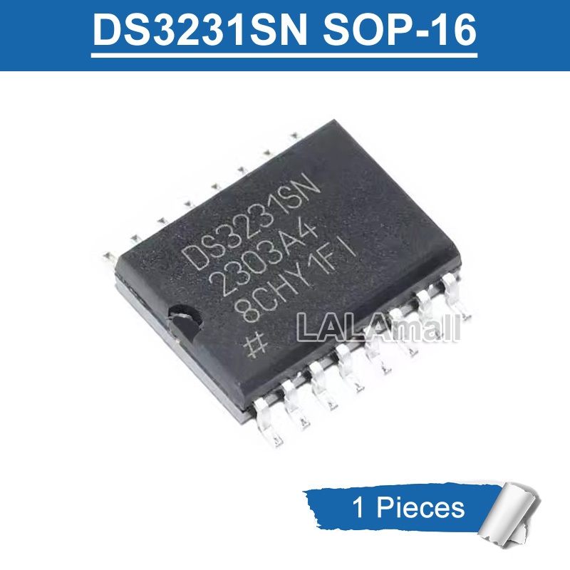1 ชิ้น DS3231SN SOP-16 I2C-แบบบูรณาการ RTC/TXO/คริสตัลชิป IC ใหม่เดิม