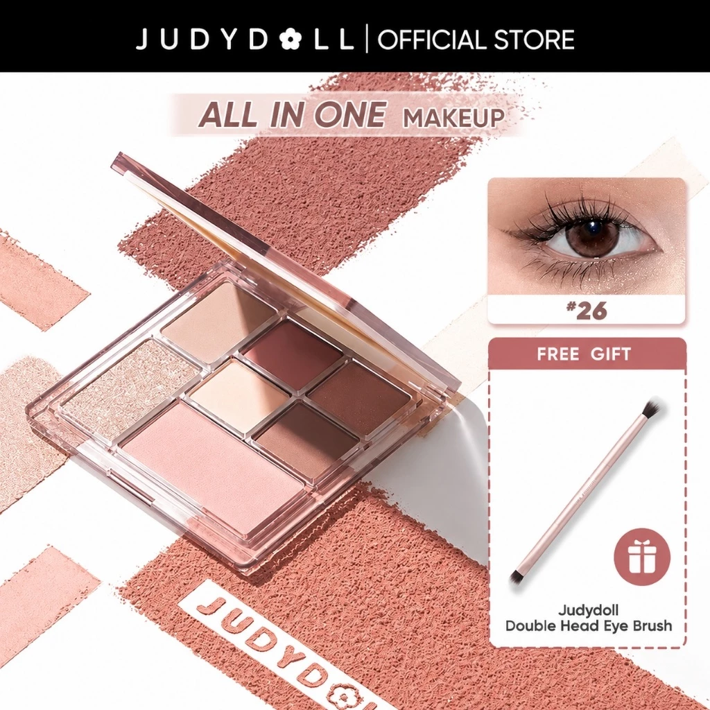 Judydoll จูดี้ดอล อายแชโดว์ eyeshadow palette เครื่องสำอาง กันน้ำ พาเลทอายแชโดว์ ติดทนนาน waterproof