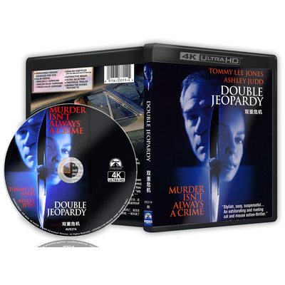 [ภาษาอังกฤษ][คลังสินค้าพร้อม] ภาพยนตร์ Blu-ray HD 4K UHD 1080P Double Jeopardy
