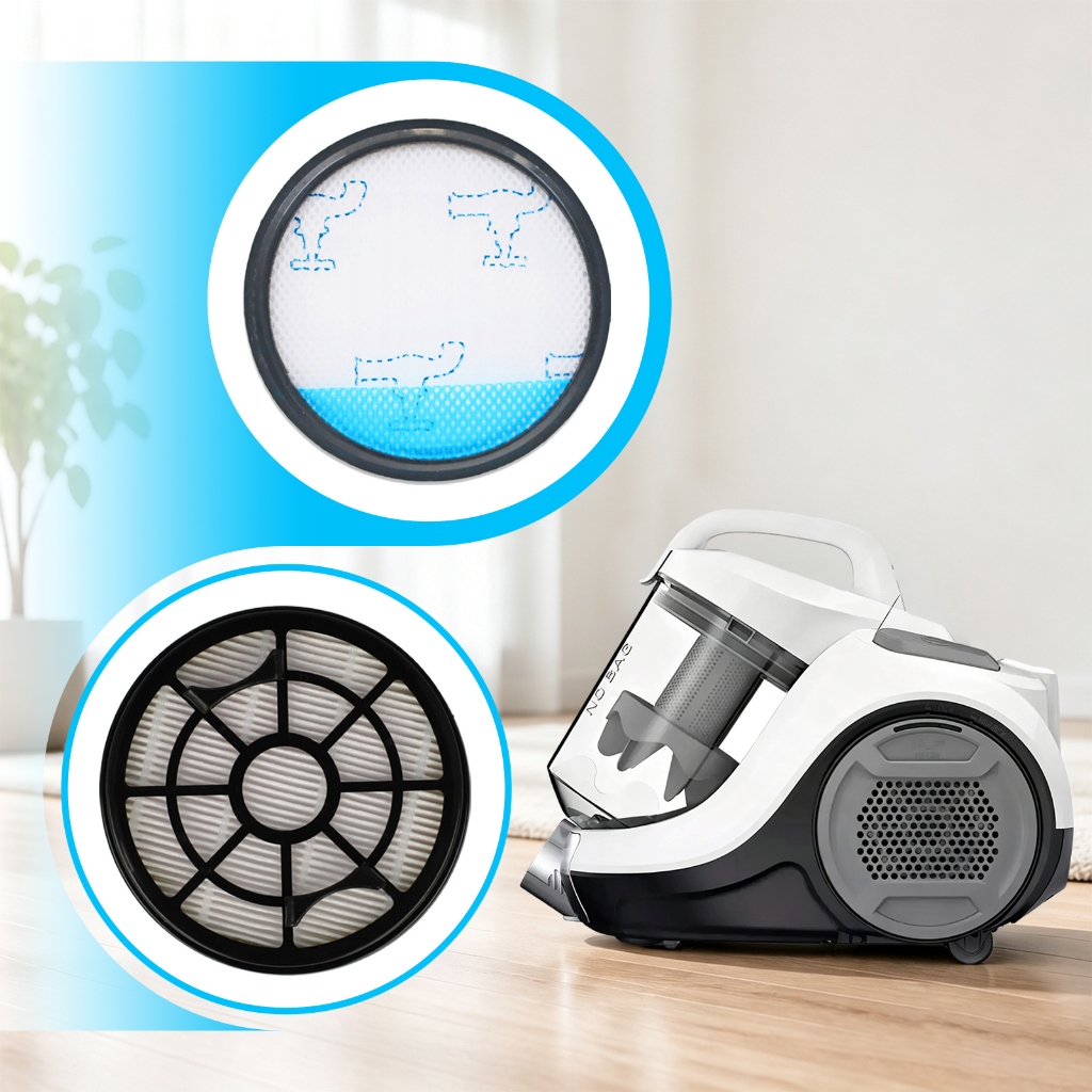 ชุดกรองสําหรับ Tefal TW2947 เครื่องดูดฝุ่น Cyclonic Swift Power