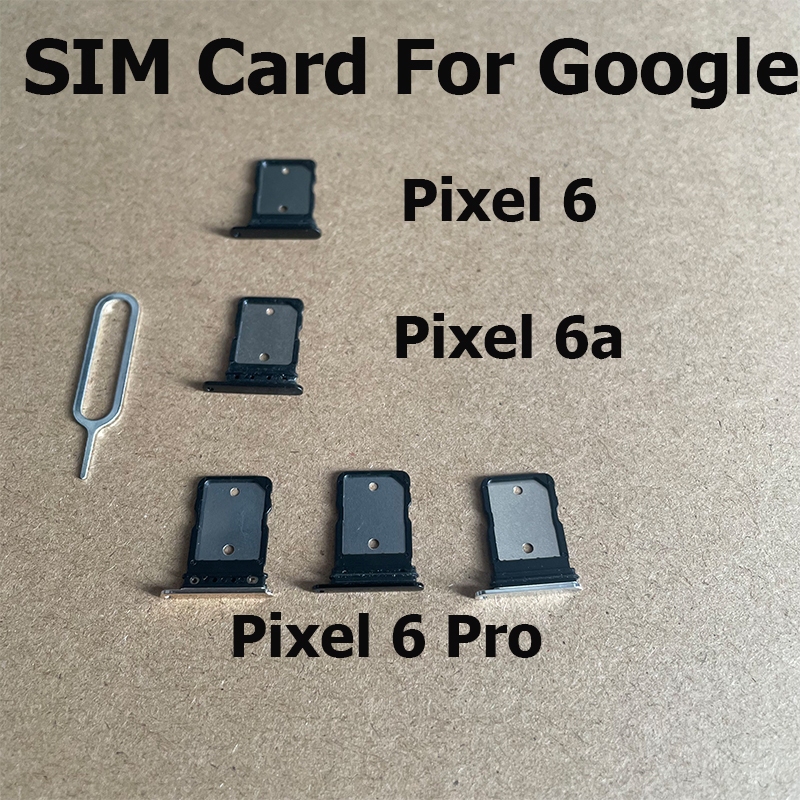 สําหรับ Google Pixel 6 ถาดซิมผู้ถือถาดการ์ด SD ผู้ถือถาดเชื่อมต่อคอนเทนเนอร์อะไหล่ซ่อมสําหรับ Pixel 