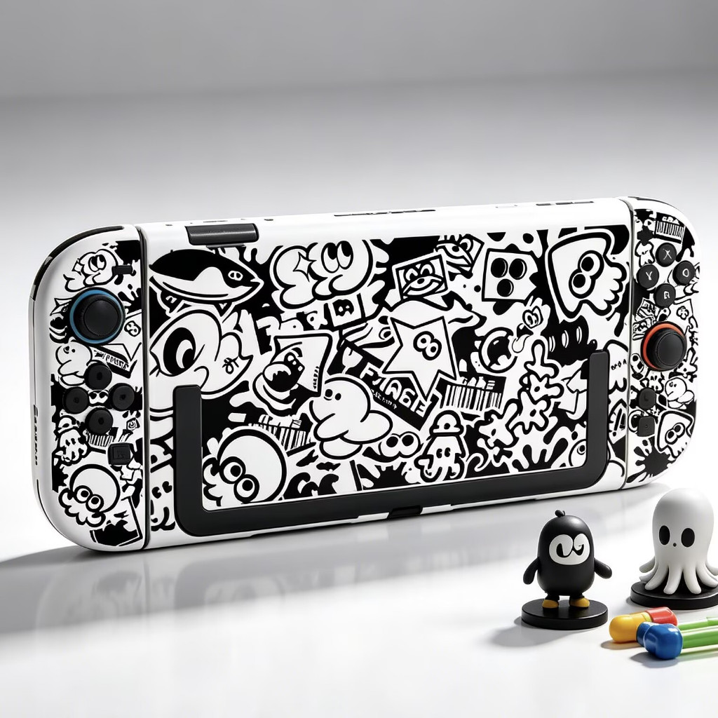 ป้องกัน Hard Case Splatoon สําหรับ Nintendo Switch 2 2025, ฝาครอบป้องกันสําหรับ Nintendo Switch 2, S