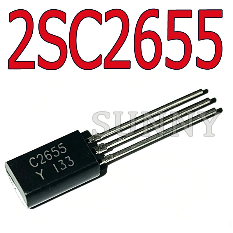 10 ~ 20PCS 2SC2655 C2655 Low Power ยี่ห้อใหม่ In-Line Triode TO-92L