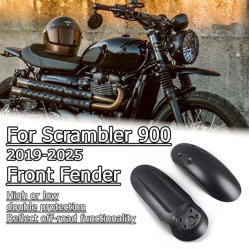 สําหรับ Scrambler 900 2019-2025 Scrambler 900 รถจักรยานยนต์ Fon Mudguard, High และ Low Mudguard, Spl