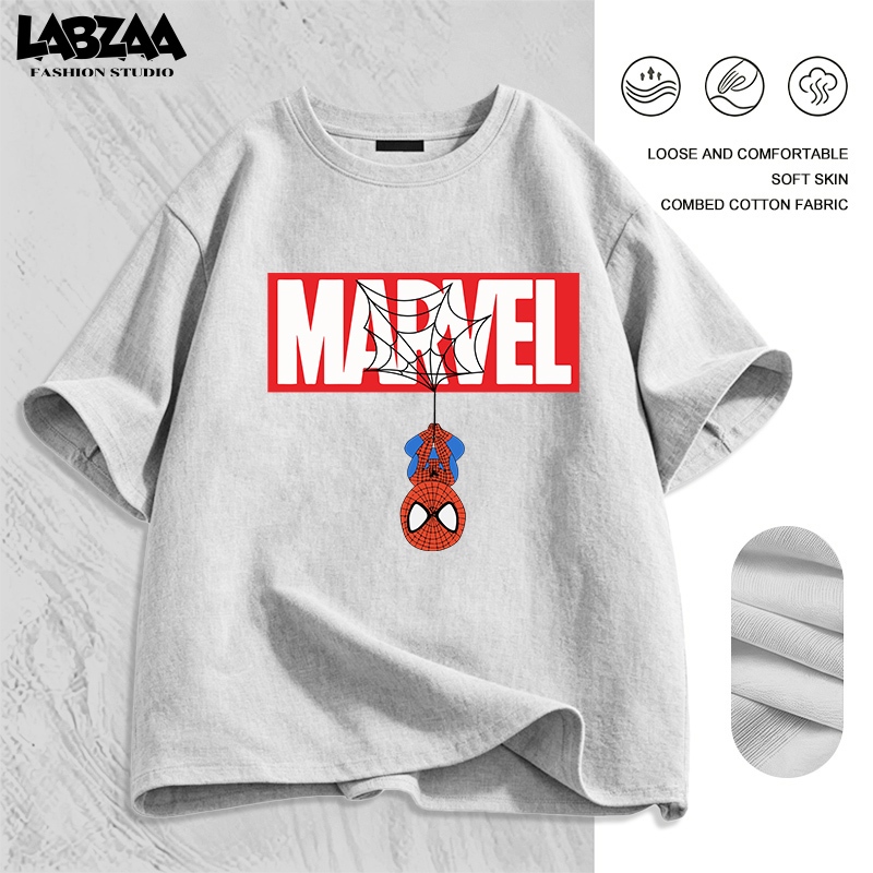 LABZAA تيشيرت واسع بنقش عنكبوت — صورة 3