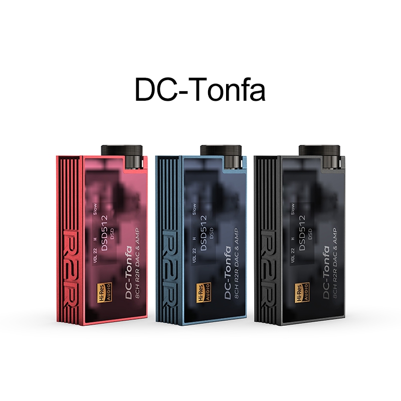 IBasso DC-Tonfa R2R Dongle Type-C USB DAC Amp เครื่องขยายเสียงหูฟัง 3.5 มม.SE & 4.4 มม.Balance Output Co-Tuned
