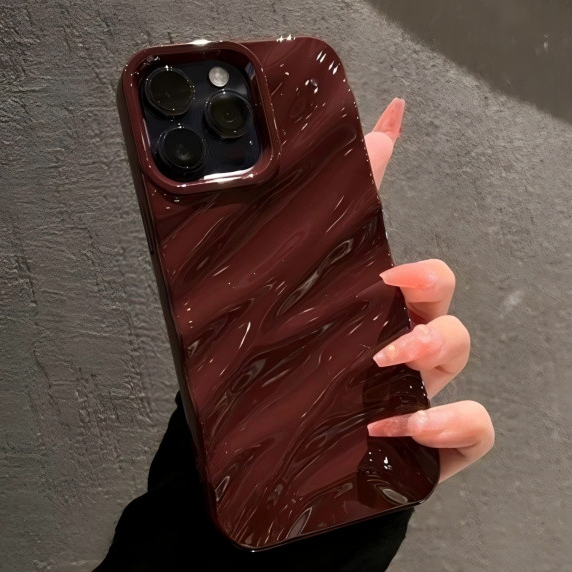 สําหรับ iPhone 11 ปลอก INS Simple 3D ผ้าไหมกันกระแทกเคสโทรศัพท์สําหรับ iPhone 13 14 15 16 17 Pro Max XR XS Max 7 8 Plus 12 15 Pro Max Anti-Scratch โทรศัพท์นุ่มปกหลัง