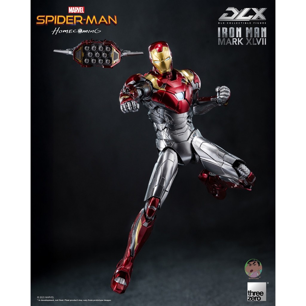 Threezero Spider-Man: Homecoming DLX Iron Man Mark 47 Action Figure