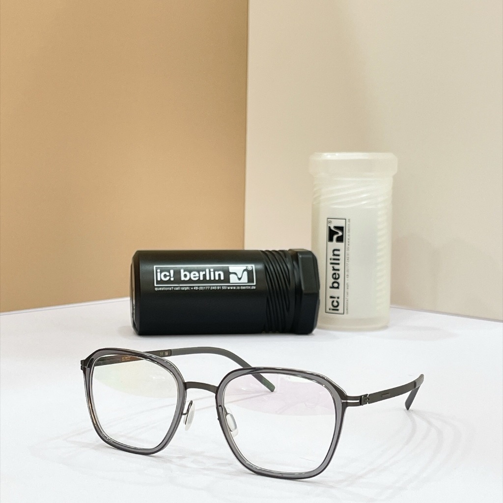 [คุณภาพสูง] ic!Berlin Glasses Rio Square Fashion Glasses Frame กรอบออปติคอล Unisex