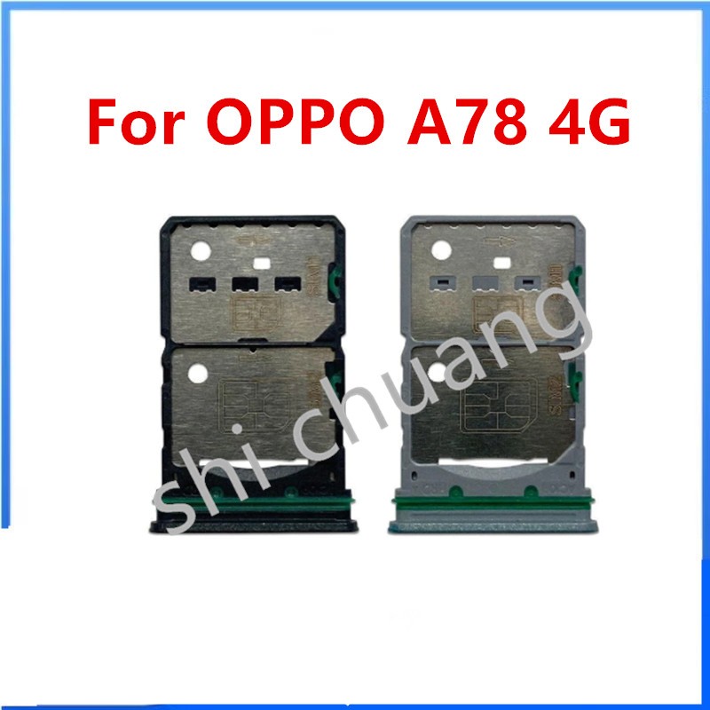 SIMLOCK SIMTRAY SLOT SIM สําหรับ OPPO A78 4G