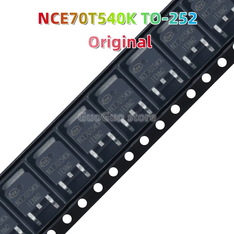 5pcs Original NCE70T540K TO-252 8A/700V N-Channel MOSFET ทรานซิสเตอร์ใหม่ของแท้