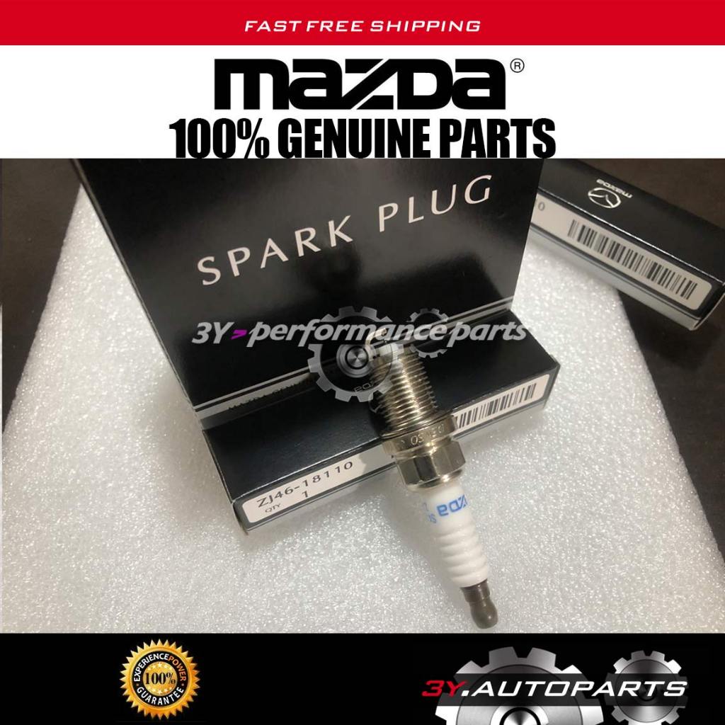 มาสด้าแท้ 🇯🇵  ZJ46-18-110 (@4pc) = ชุดหัวเทียนอิริเดียม Mazda 2/3 NON SKYACTIVE 1.3l 1.5l 1.6l 2007-