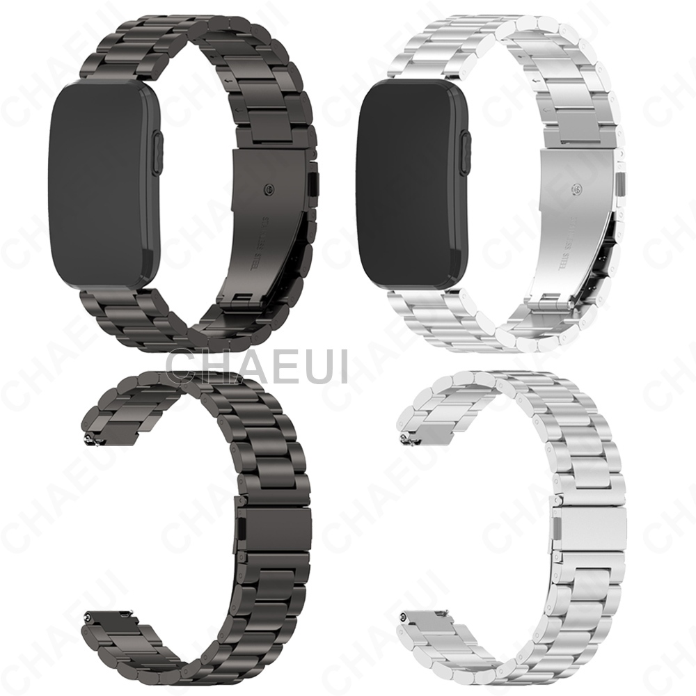 อุปกรณ์เสริมสายรัดข้อมือสร้อยข้อมือโลหะสายสแตนเลสสําหรับ Garmin CIRQA Smart Band