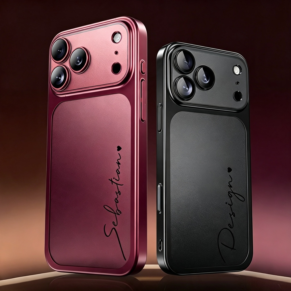 เคสโทรศัพท์ฝ้าบางเฉียบคุณภาพสูงใหม่พร้อมชื่อปรับแต่งได้สําหรับเคสไอโฟน18 Pro Max, 17 Pro Max, 17, 18