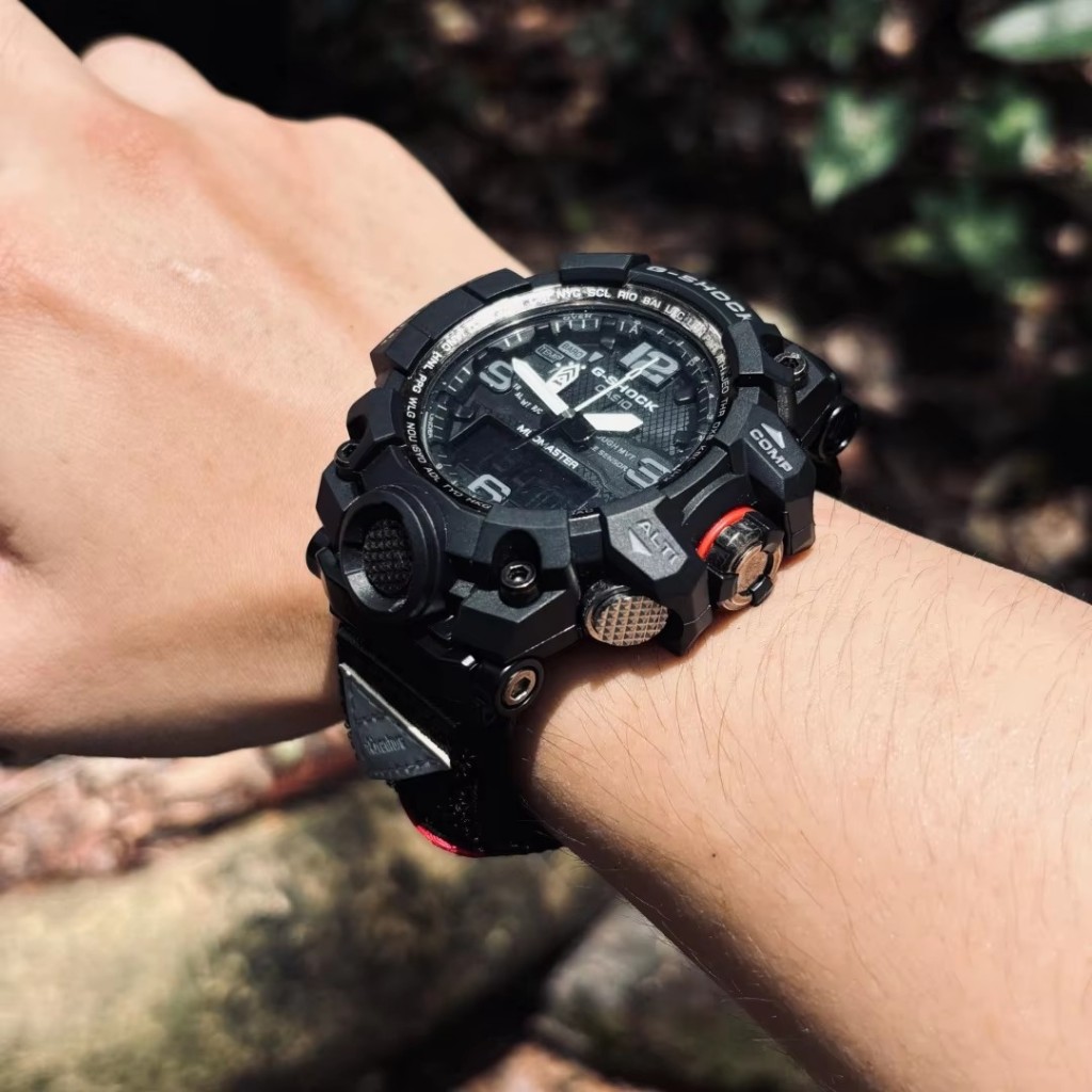 Hemsut สายนาฬิกาสําหรับ Casio G-shock GWG-1000 GWG1000,สายกีฬาไนลอนสีดําที่ทนทานเป็นพิเศษ