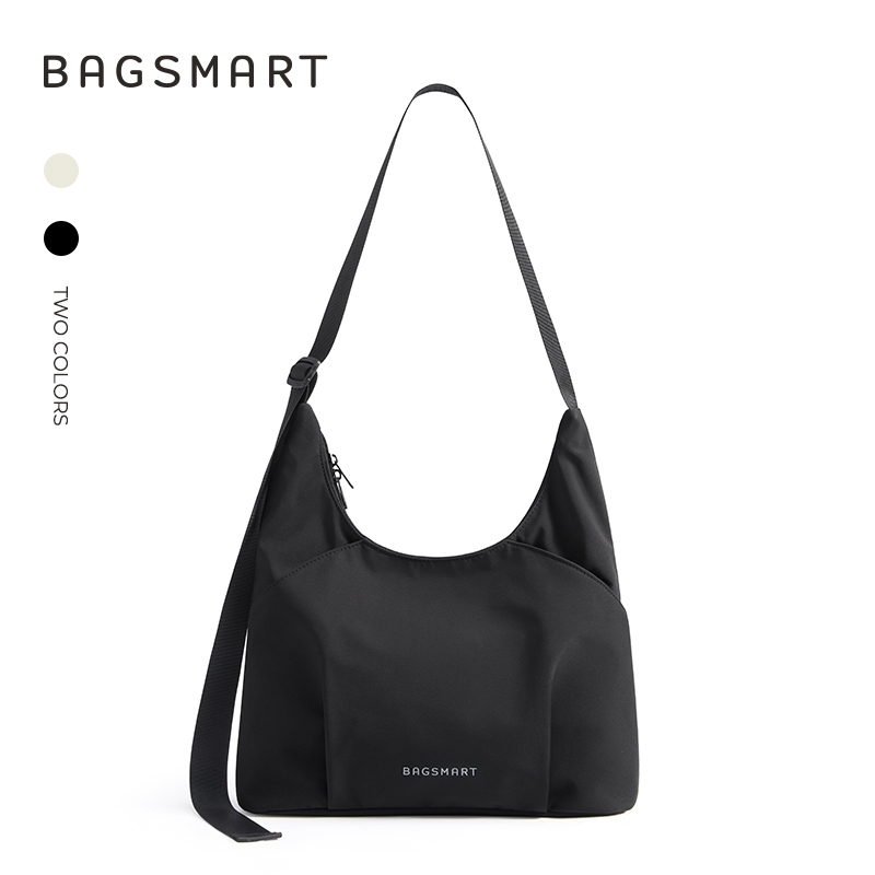 BAGSMART แฟชั่น Crossbody bag ความจุขนาดใหญ่ กันน้ำ สายรัดปรับได้ Shoulder Bag  Hobo Bag กระเป๋ามือ