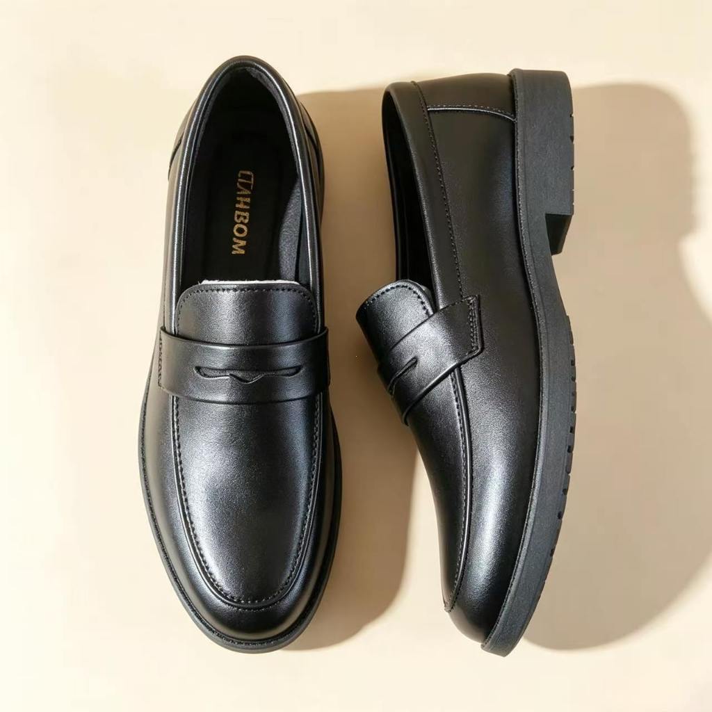✨แฟชั่น Penny Loafer รองเท้าหนังผู้ชาย ดีไซน์หรูหรา สำหรับทุกโอกาส น้ำหนักเบา#d171