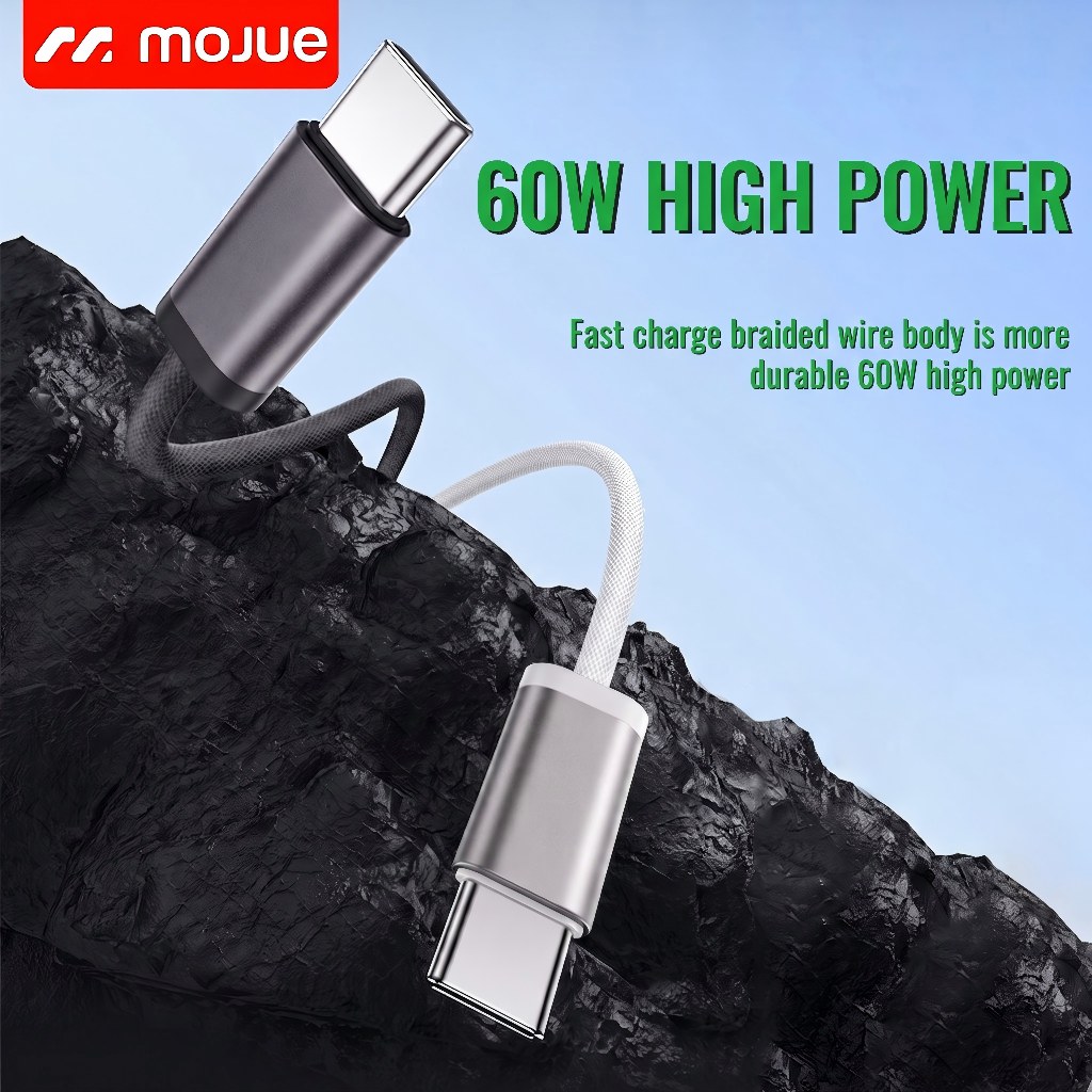 XO by MOJUE Type-C สายชาร์จเร็ว 240W 60W สําหรับโทรศัพท์ Xm Sams Android สายชาร์จเร็ว