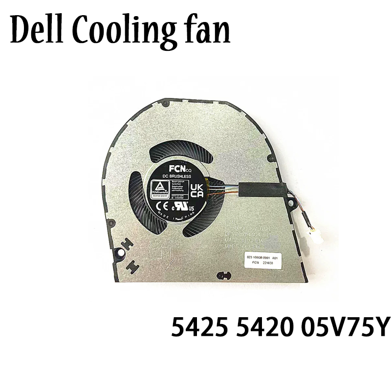 พัดลมระบายความร้อน CPU แล็ปท็อปใหม่สําหรับ Dell Inspiron 14 5425 5420 05V75Y