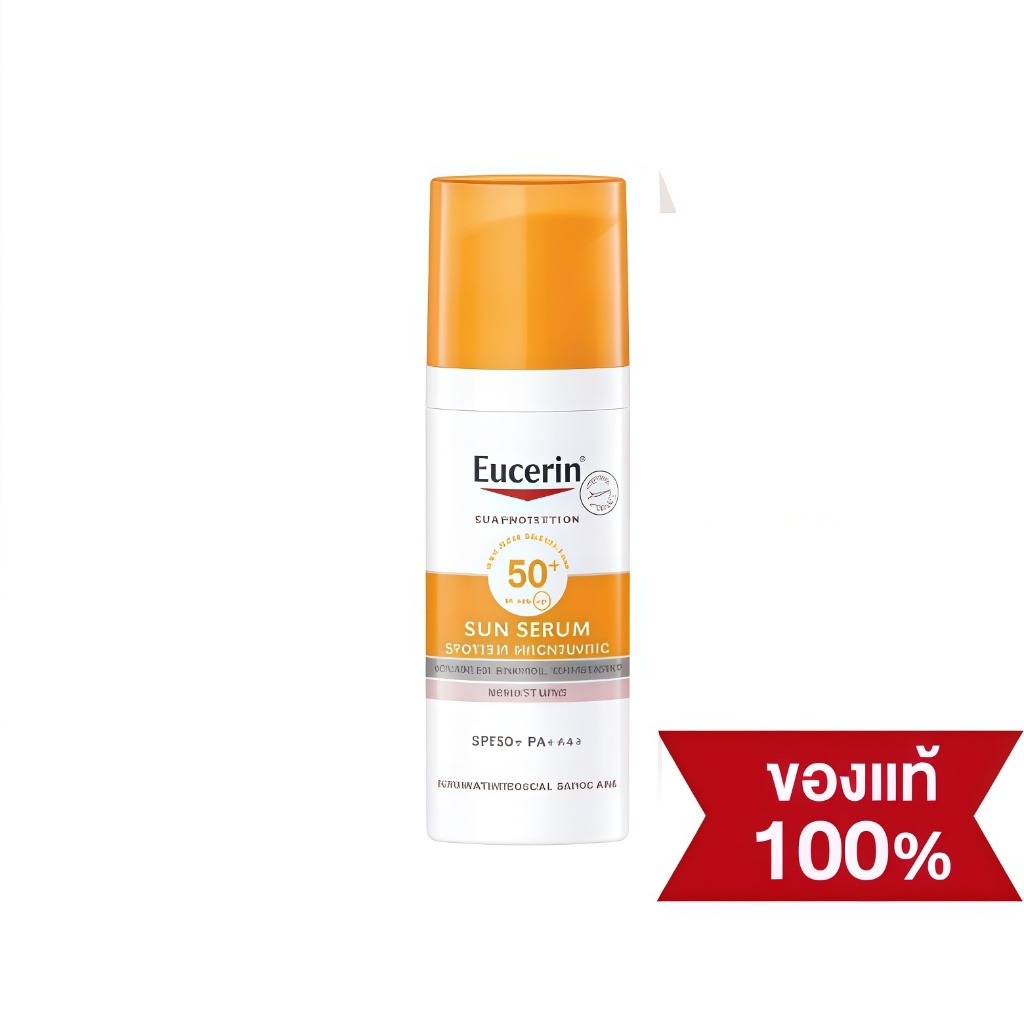 【 ต้นฉบับ】Eucerin SUN SERUM SPOTLESS BRIGHTENING SPF50+ PA++++ 50 ML ยูเซอริน กันแดดสำหรับผิวหมองคล้ำ