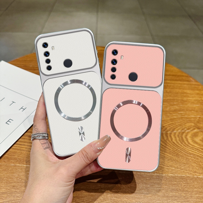นุ่มสําหรับRealme 5 5i 5S 6i C3 C3i Narzo 10 10A 20A Ultra-thinวงกลมขนาดใหญ่มุมมองหน้าต่างแหวนแม่เหล