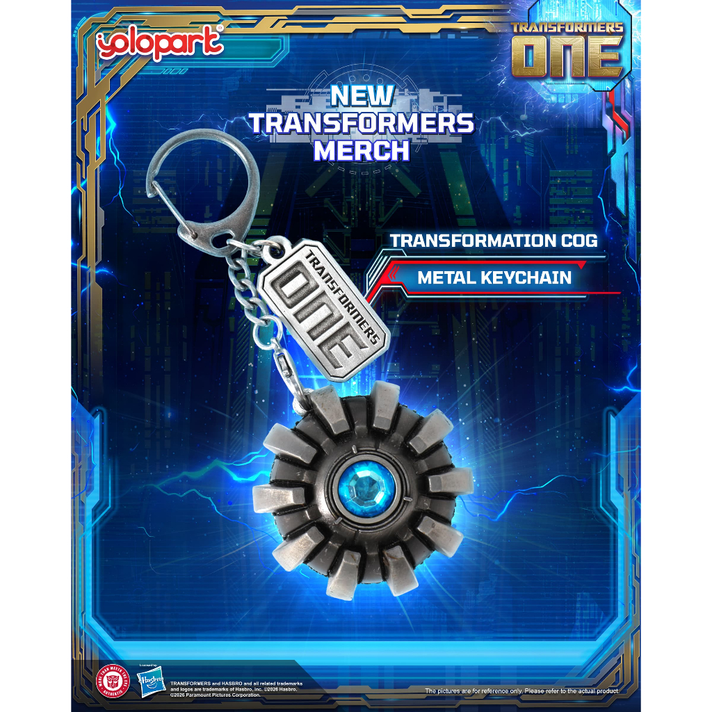 Yolopark Transformers G1 เปลี่ยนเกียร์พวงกุญแจแขวนอุปกรณ์ตกแต่งของขวัญรอบ