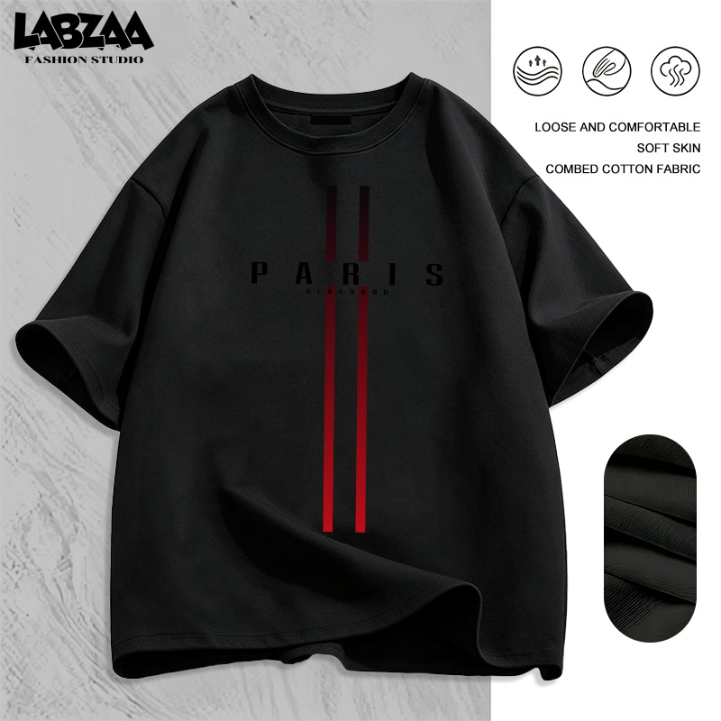 LABZAA تيشيرت واسع مغسول فينتج — صورة 3