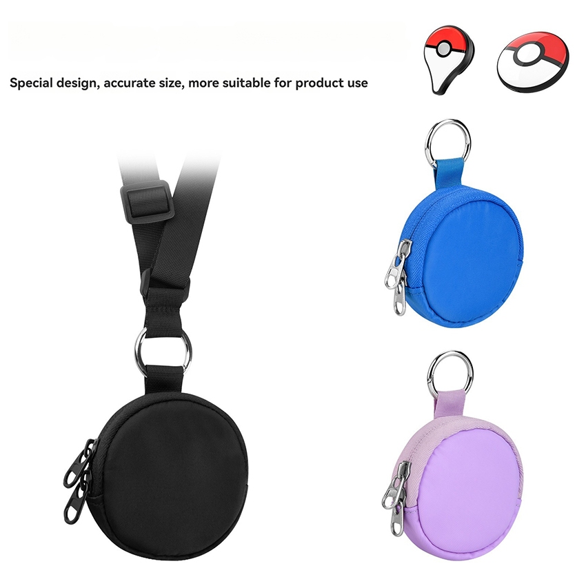 อุปกรณ์เสริมกระเป๋าป้องกันกระเป๋าคล้องคอแบบพกพาสําหรับ Pokemon Go Plus/Go Plus+